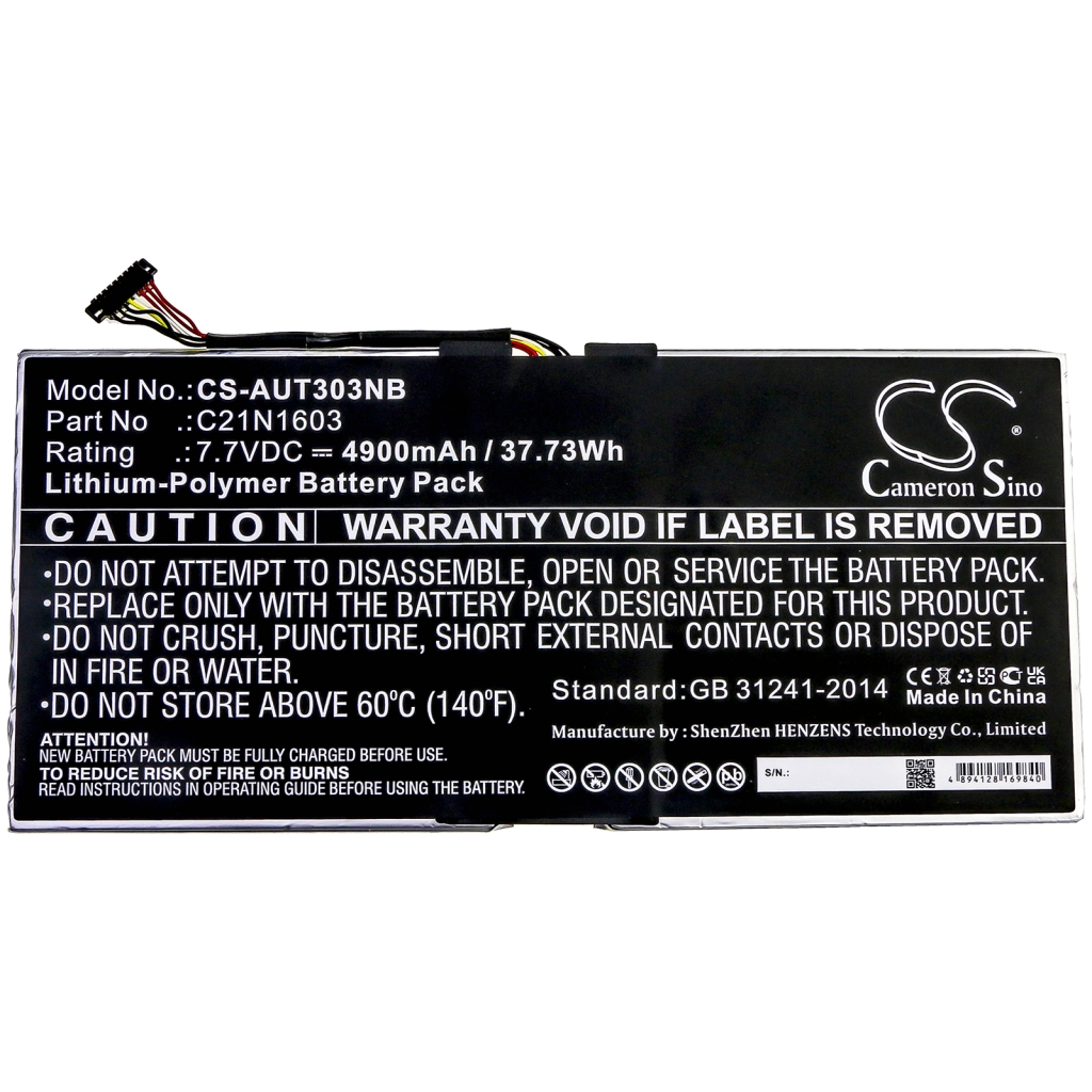 Battery Replaces C21N1603