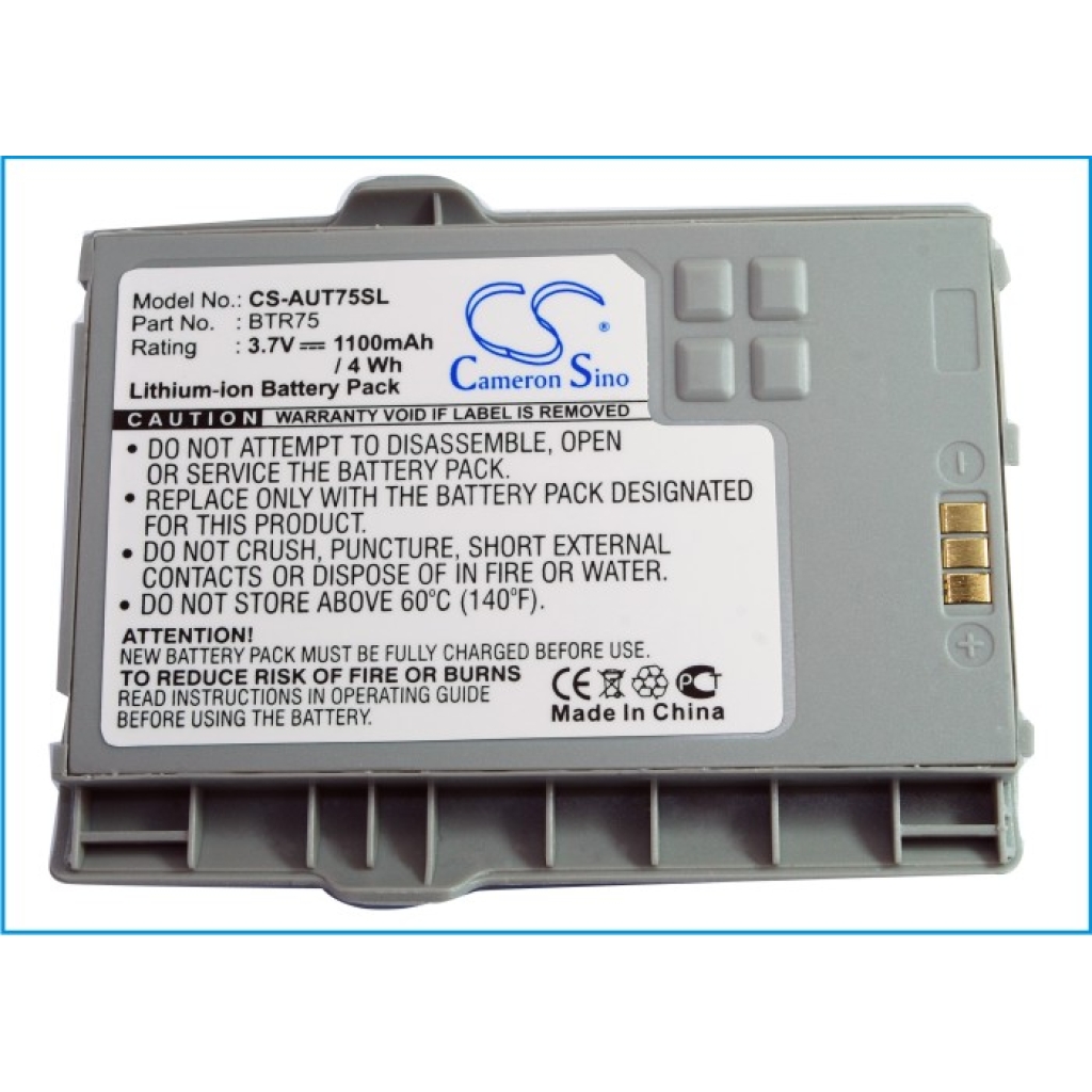 Compatible battery replacement for Audiovox BTR75