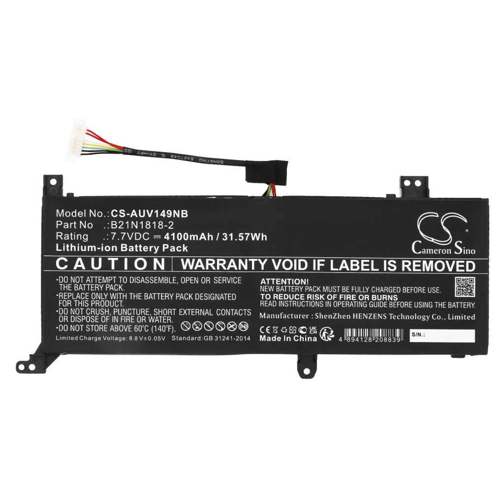 Batterie pour ordinateur portable Asus VivoBook 15 X509FB