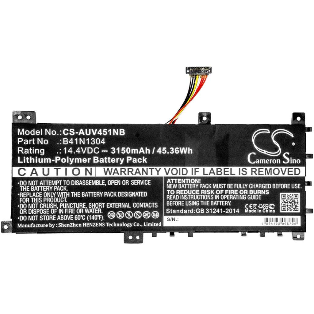 Batterie pour ordinateur portable Asus CS-AUV451NB