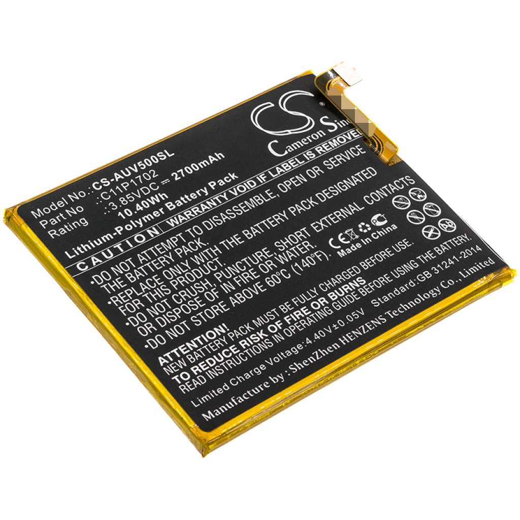 Compatible battery replacement for Asus C11P1702