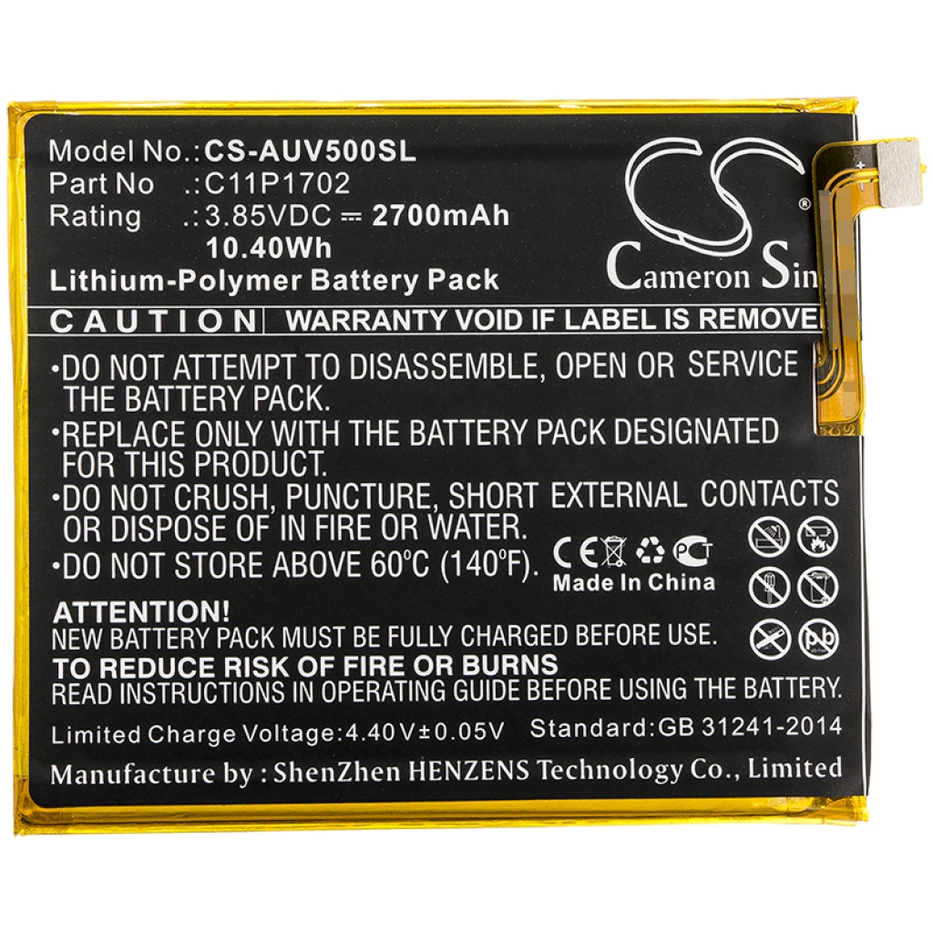 Battery Replaces C11P1702