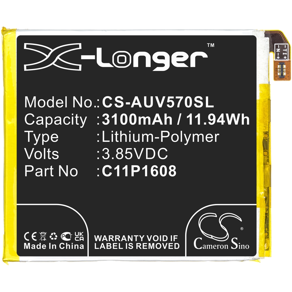 Compatible battery replacement for Asus C11P1608