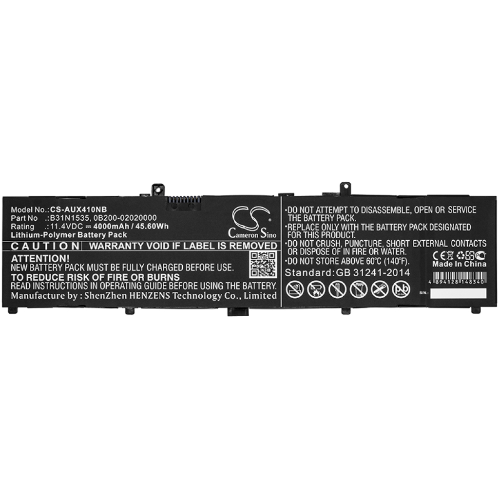 Batteries Remplace B31N1535