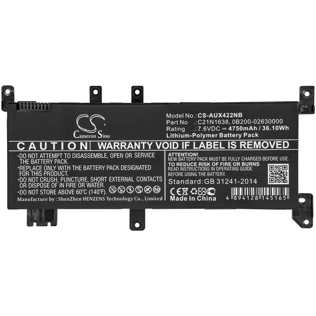 Battery Replaces C21N1638