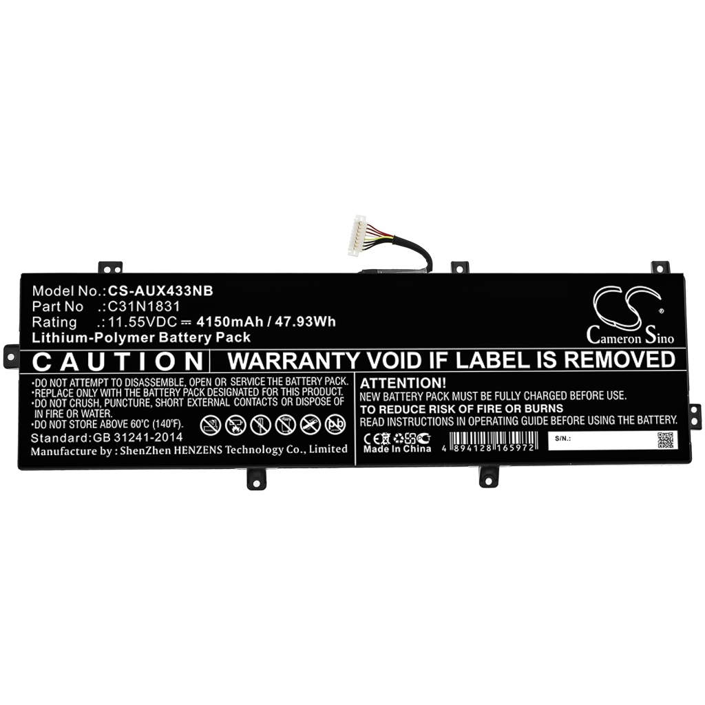 Batterie pour ordinateur portable Asus CS-AUX433NB