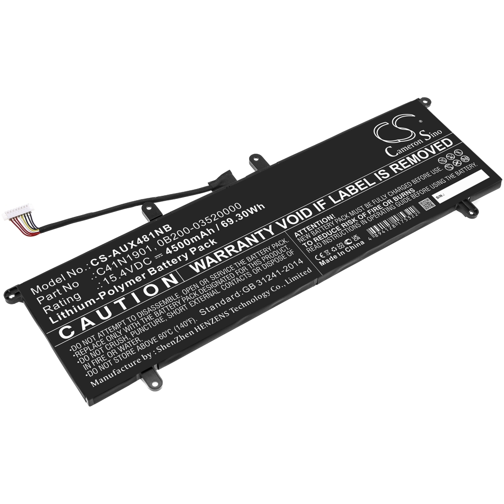 Battery Replaces C41N1901