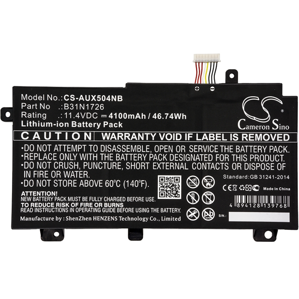 Battery Replaces B31N1726