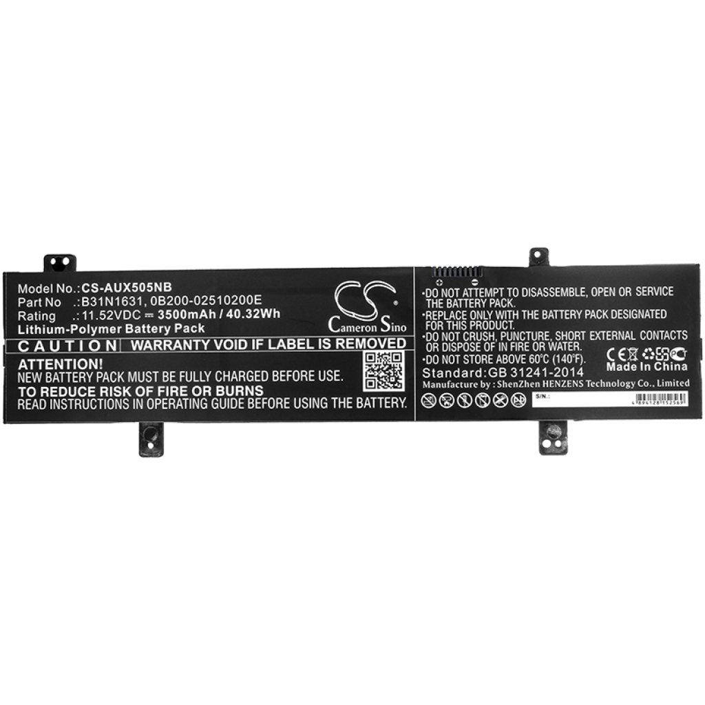 Batterie pour ordinateur portable Asus CS-AUX505NB