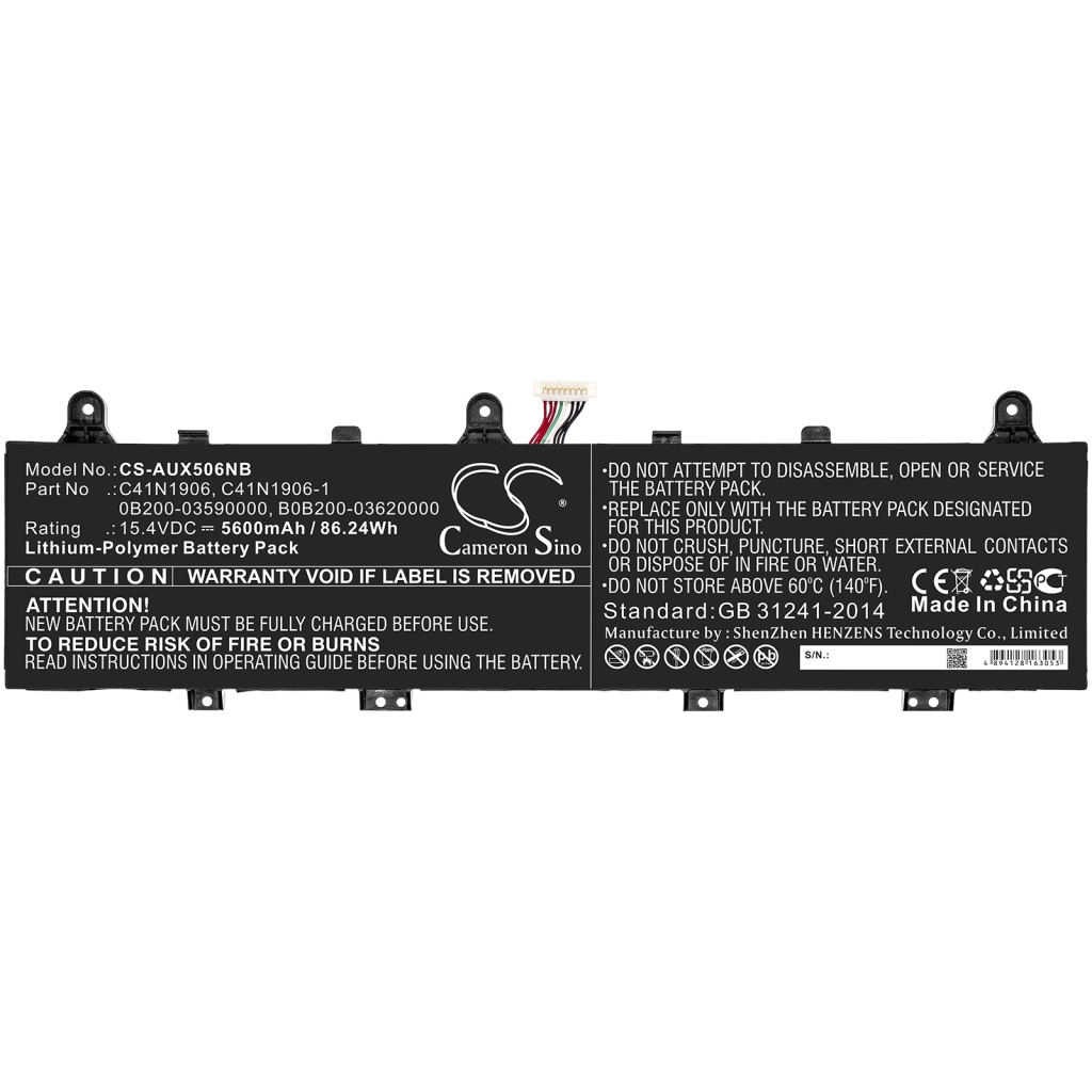 Batterie pour ordinateur portable Asus CS-AUX506NB