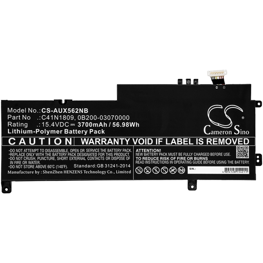 Batteries Remplace C41N1809