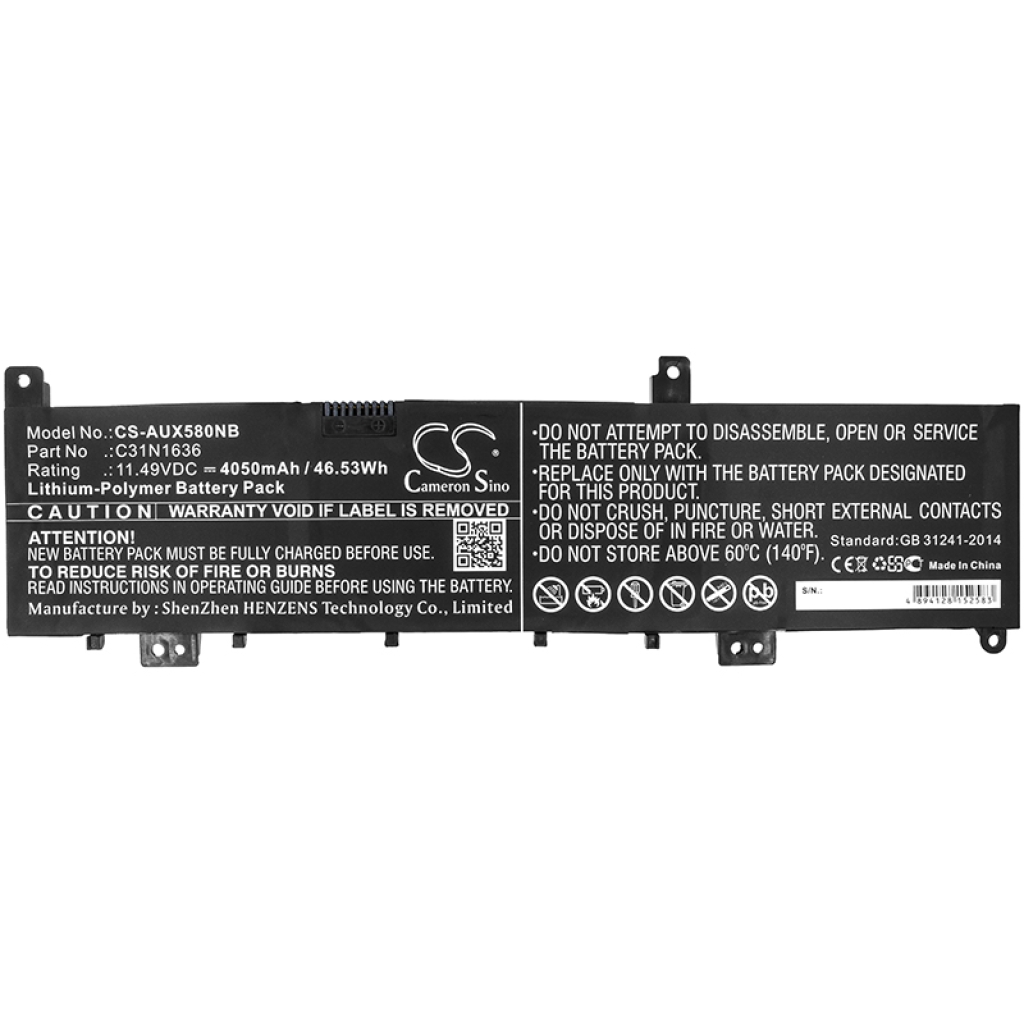 Batterie pour ordinateur portable Asus CS-AUX580NB