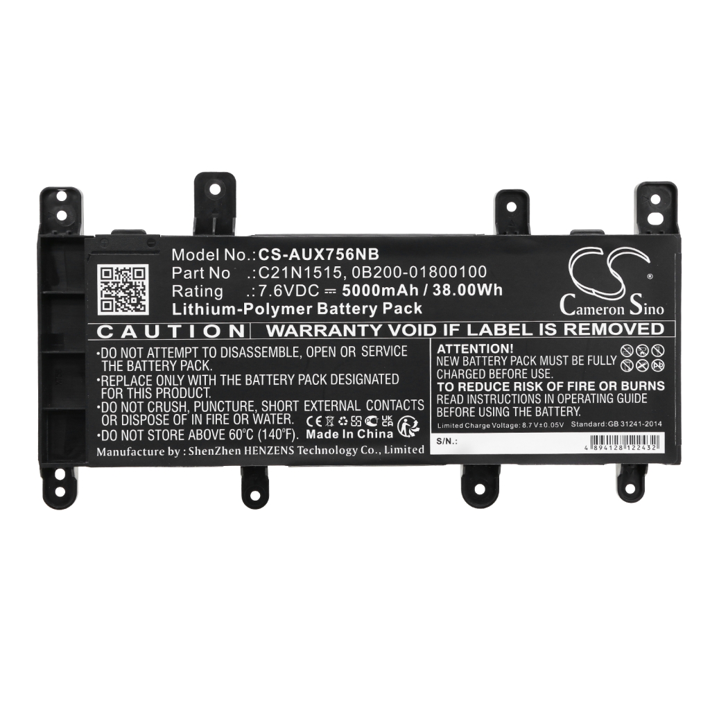 Battery Replaces C21N1515