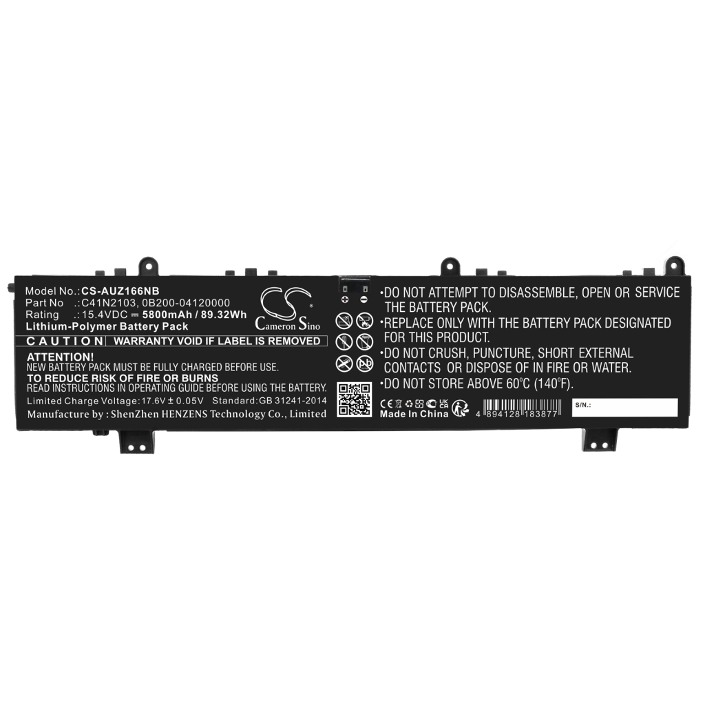 Batterie pour ordinateur portable Asus CS-AUZ166NB