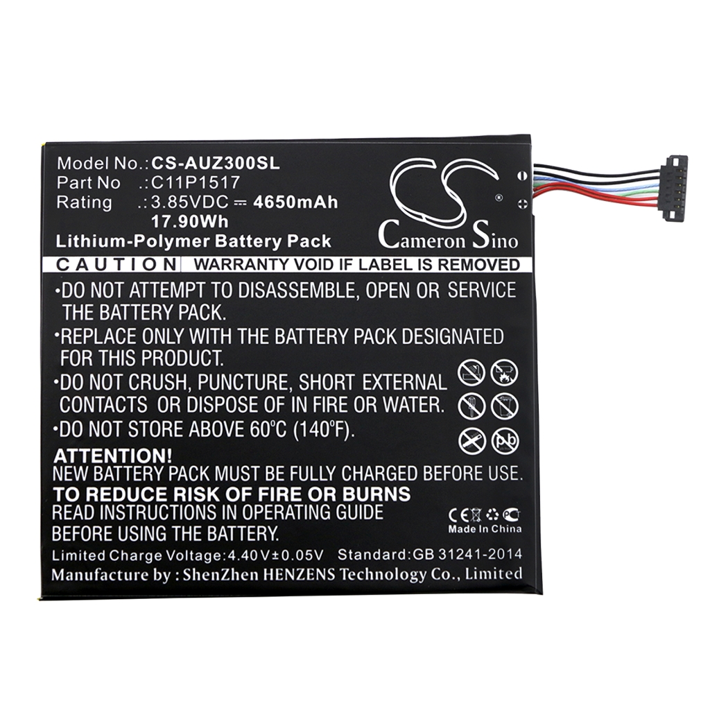 Tablet Battery Asus CS-AUZ300SL