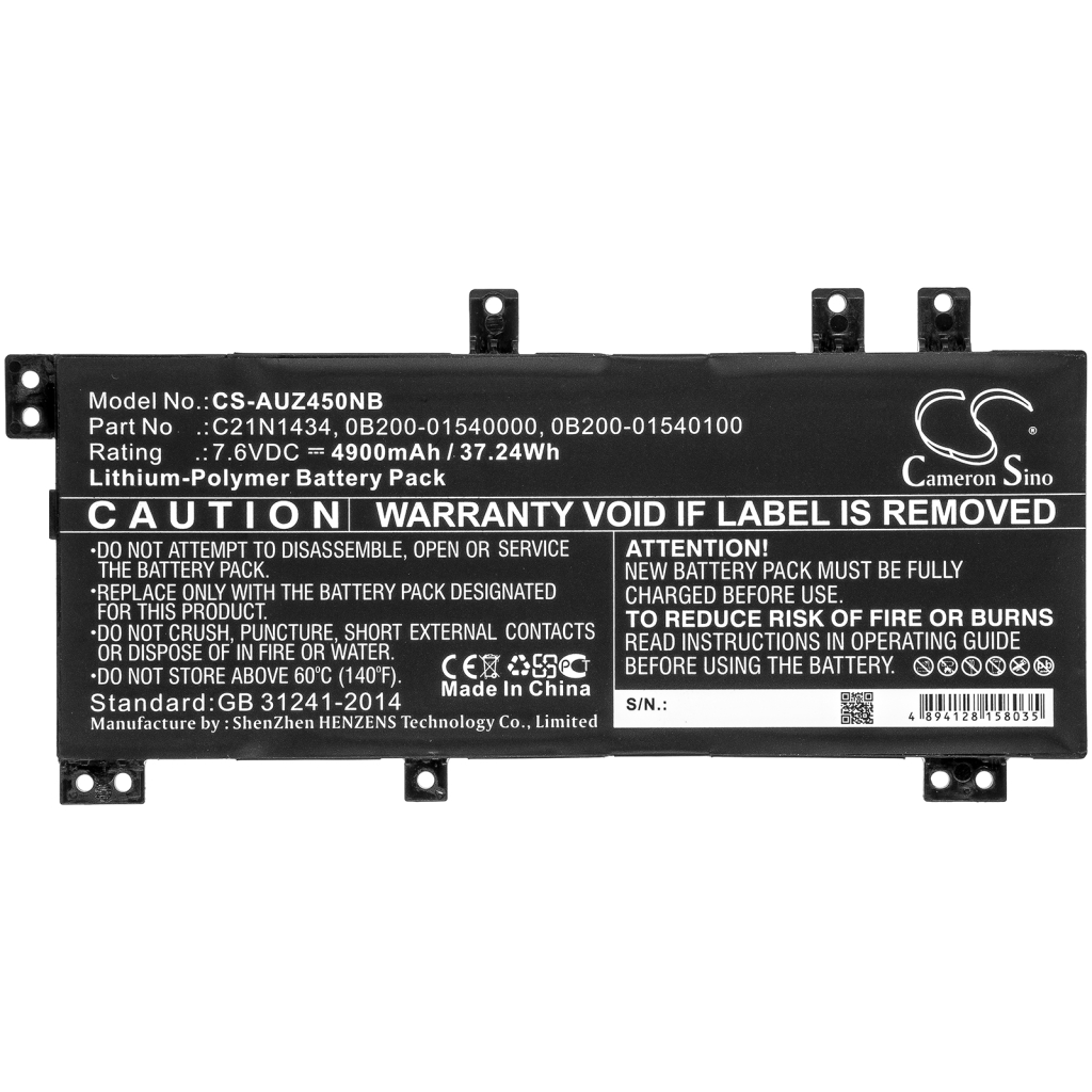 Battery Replaces C21N1434