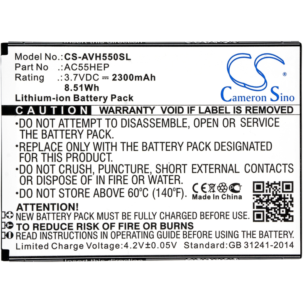 Batteries Remplace AC55HEP