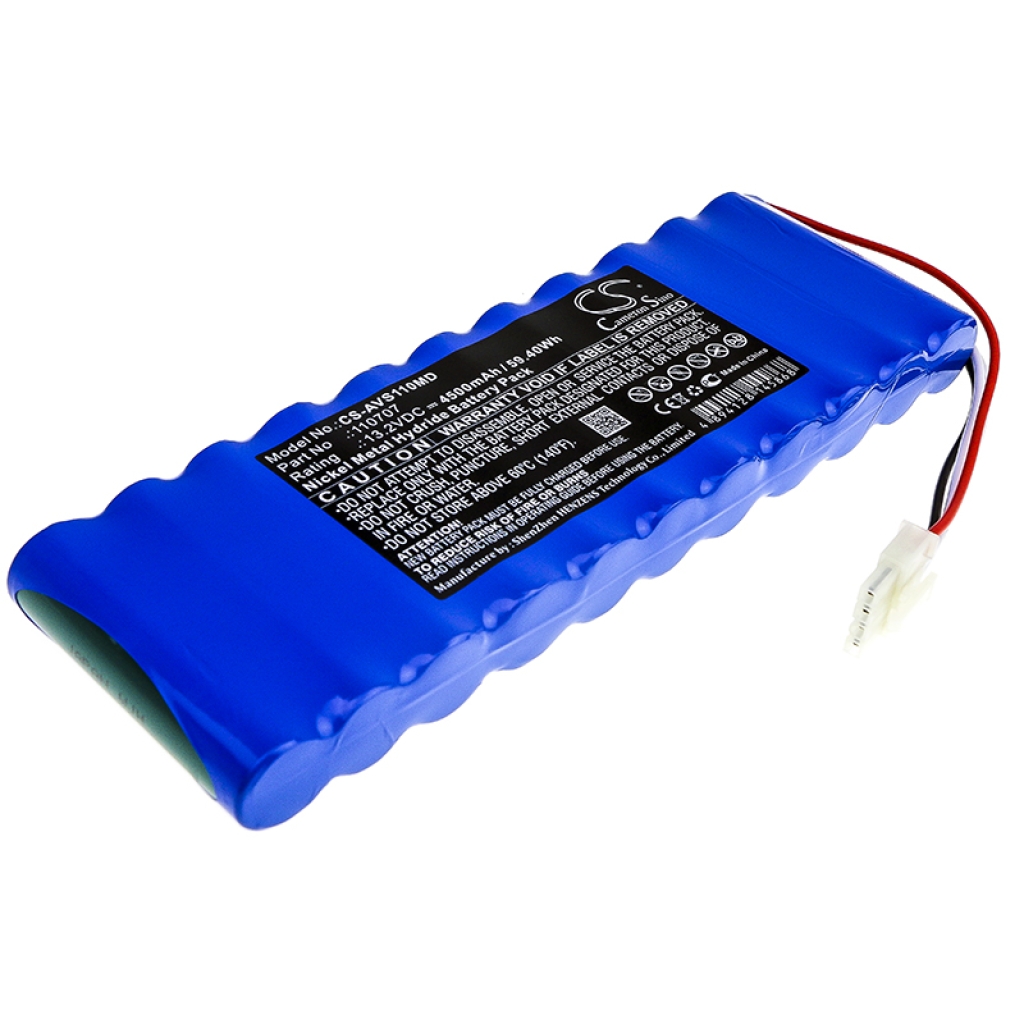 Compatible battery replacement for Viasys healthcare 110707