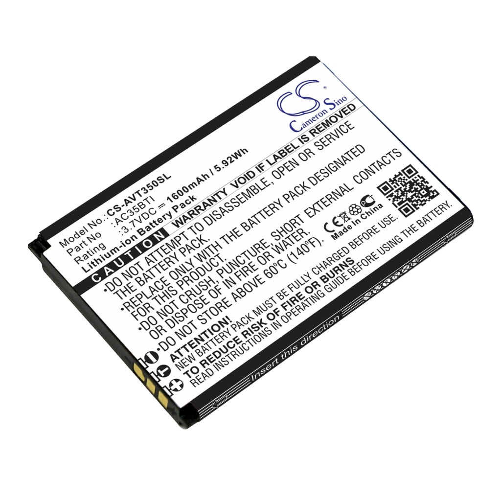 Compatible battery replacement for Archos AC35BTI