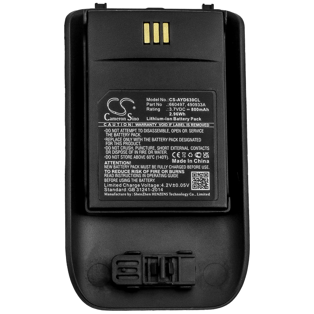 Batterie de téléphone sans fil Ascom CS-AYD630CL