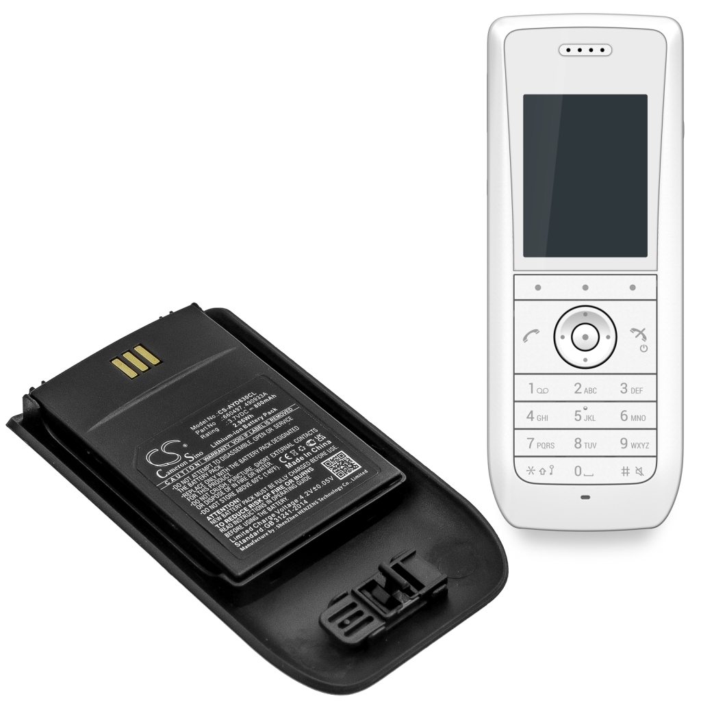 Batterie de téléphone sans fil Ascom D63 Messenger Lite