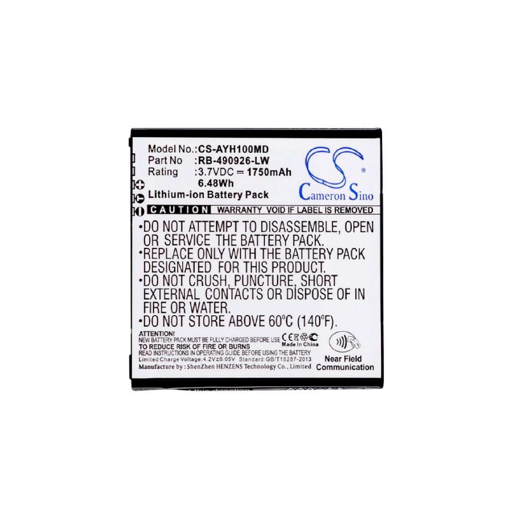 Battery Replaces 490926A