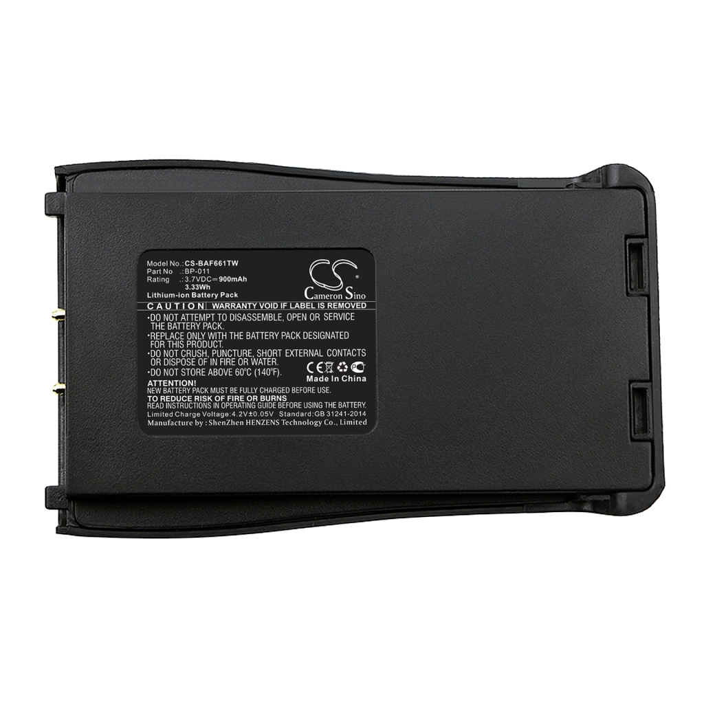 Batterie radio bidirectionnelle Baofeng CS-BAF661TW