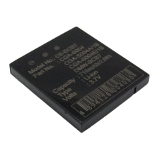 Remplacement de batterie compatible pour Panasonic  CGA-S004E/1B, CGA-S004A/1B, CGA-S004A, CGA-S004, DMW-BCB7