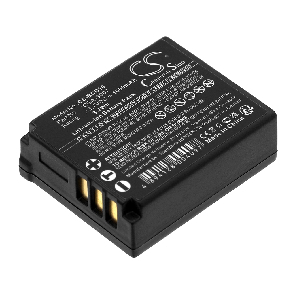 Battery Replaces CGA-S007