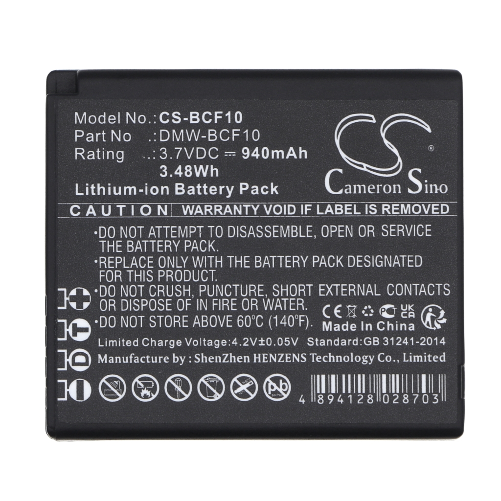 Camera Battery Panasonic Lumix DMC-FS10A