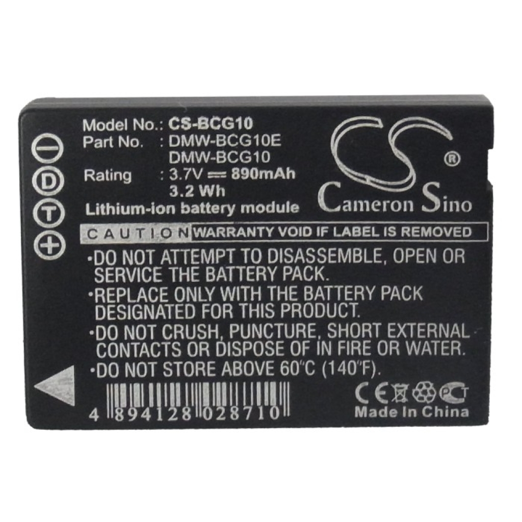 Batterie de l'appareil photo Panasonic CS-BCG10