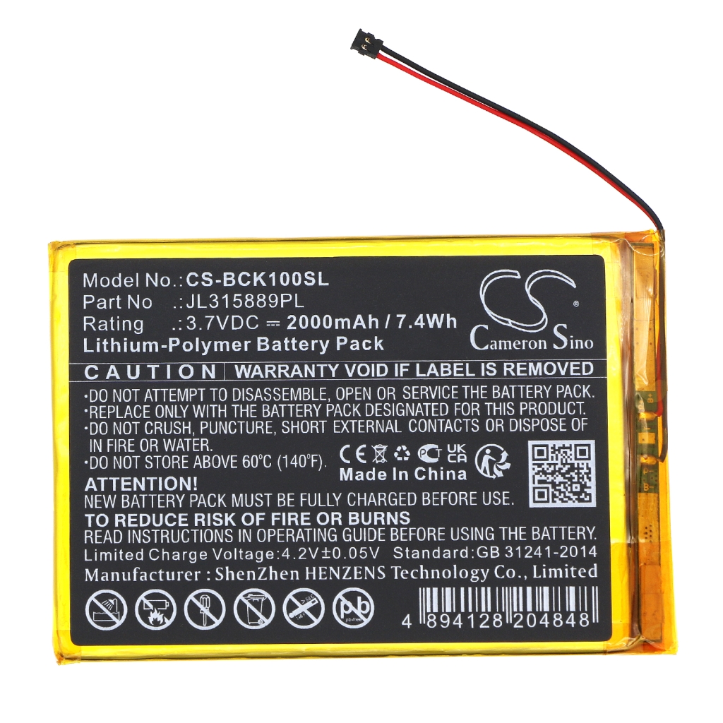 Ebook, eReader Batterie Bookeen CS-BCK100SL