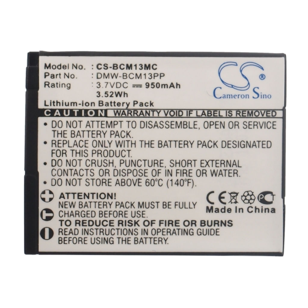 Battery Replaces DMW-BCM13