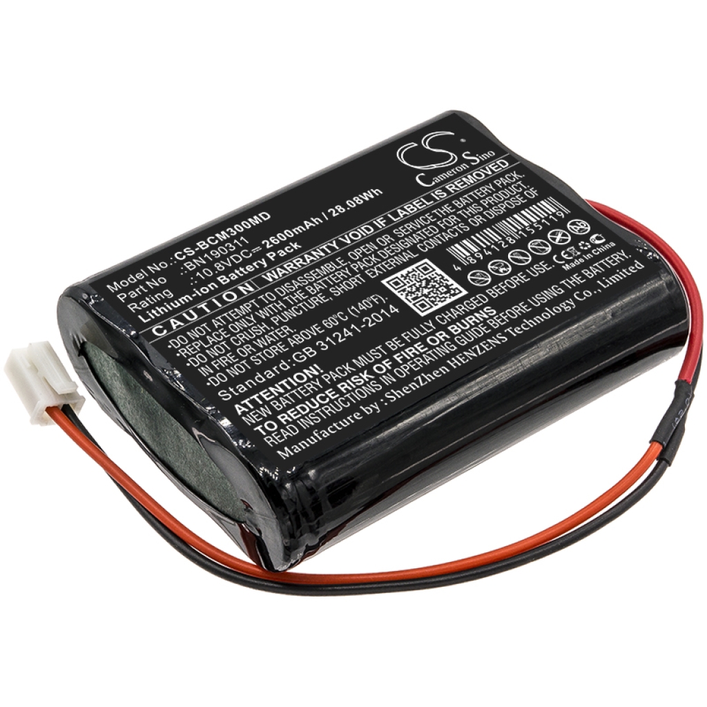 Remplacement de batterie compatible pour Bionet BN190311