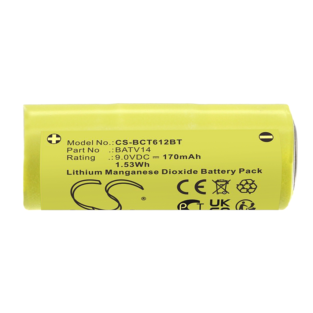 Compatible battery replacement for Daitem BATV14