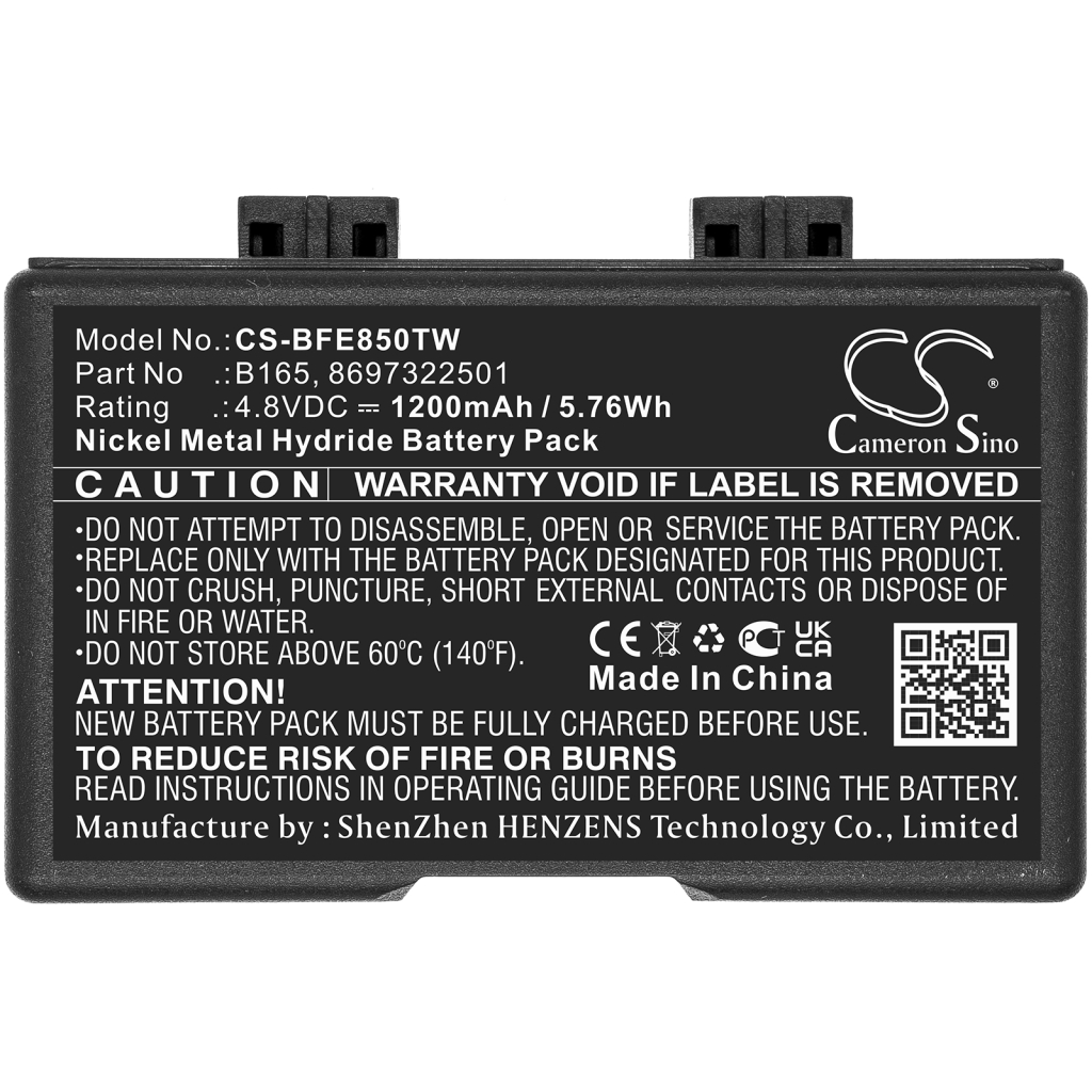 Batteries Batterie radio bidirectionnelle CS-BFE850TW