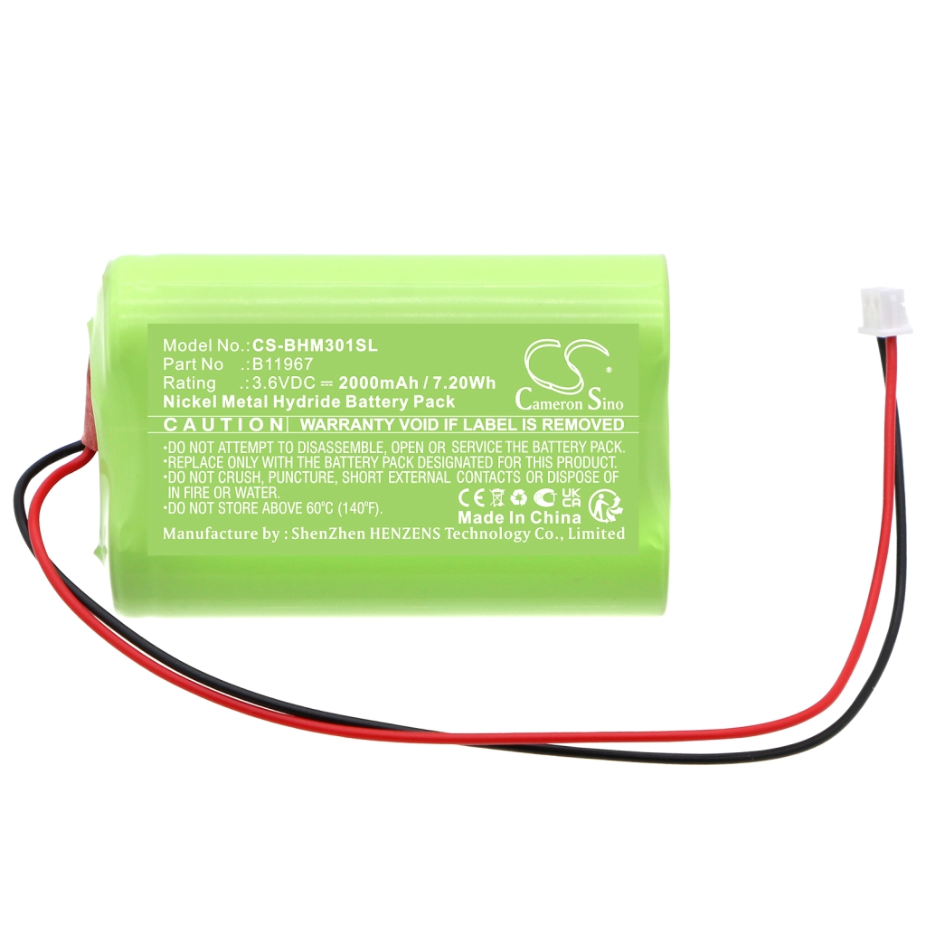 Compatible battery replacement for Bacharach B11967