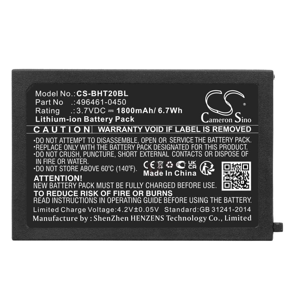 Code à barres, Scanner Batterie du scanner Denso BHT-200BW-CE