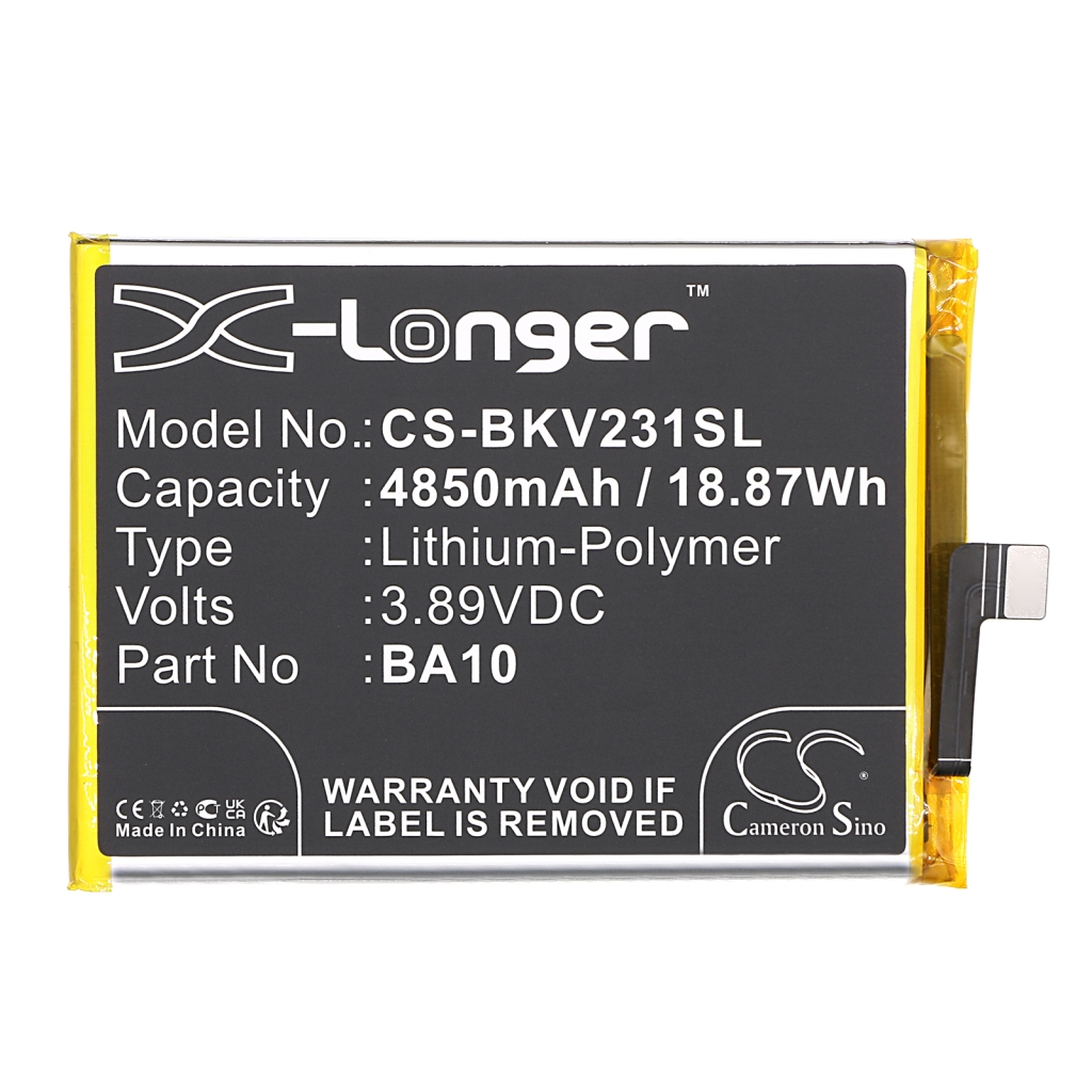 Compatible battery replacement for Vivo BA10