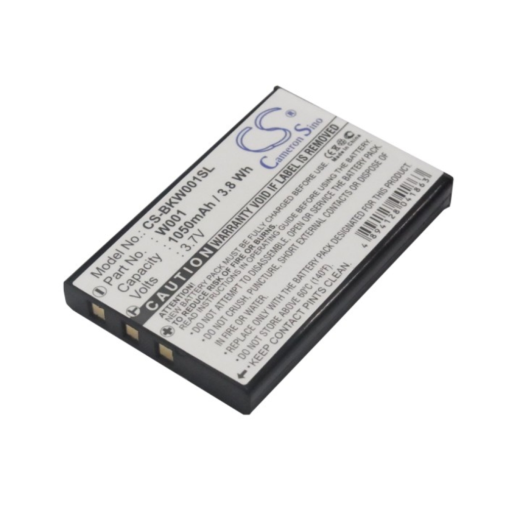 Compatible battery replacement for Belkin W0001