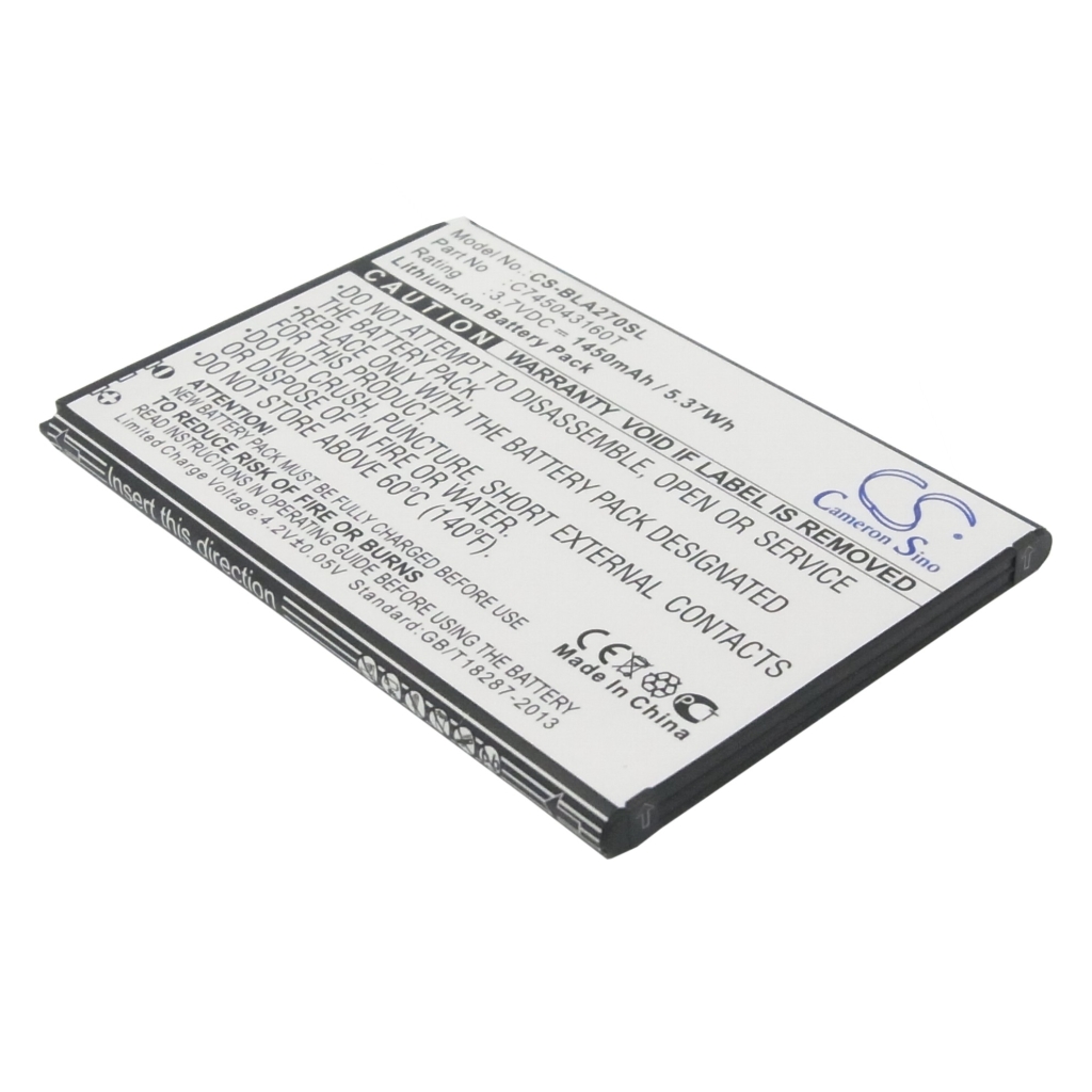 Compatible battery replacement for BLU C745043160T