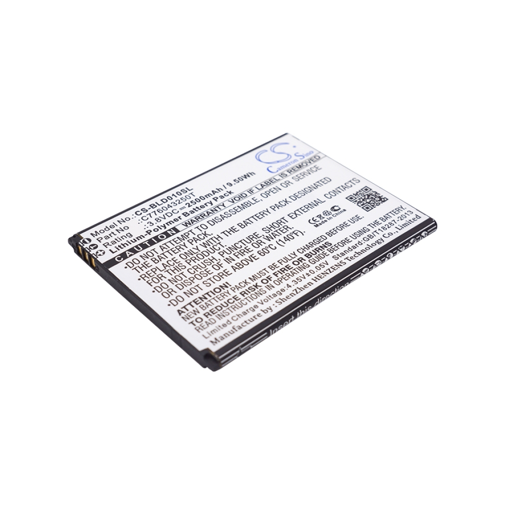 Compatible battery replacement for BLU C776043250T