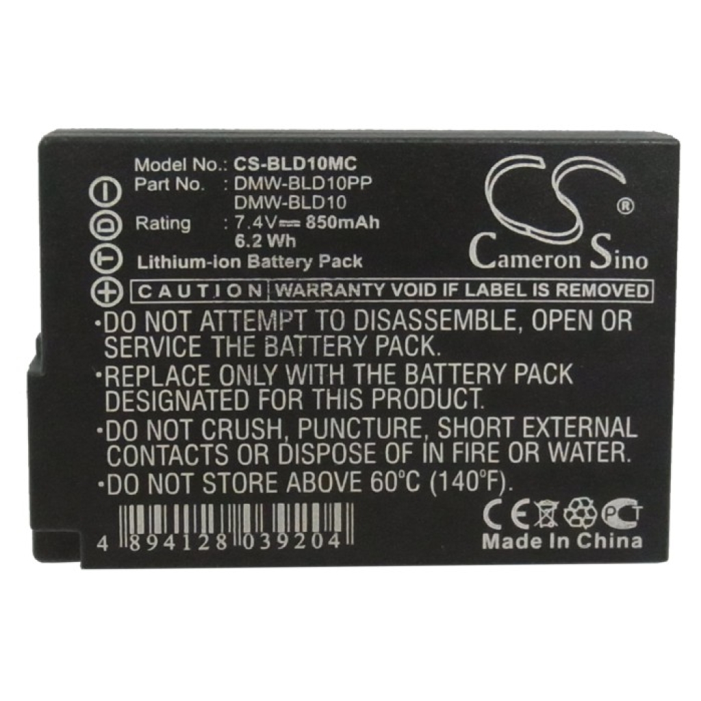 Batterie de l'appareil photo Panasonic CS-BLD10MC