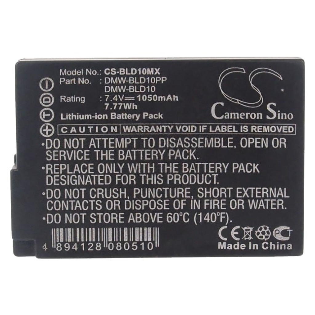 Batterie de l'appareil photo Panasonic CS-BLD10MX