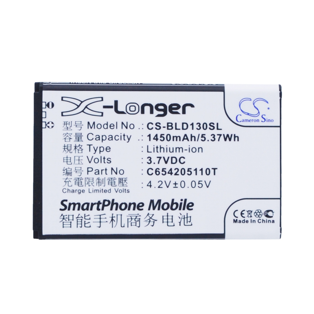 Compatible battery replacement for BLU C654205110T