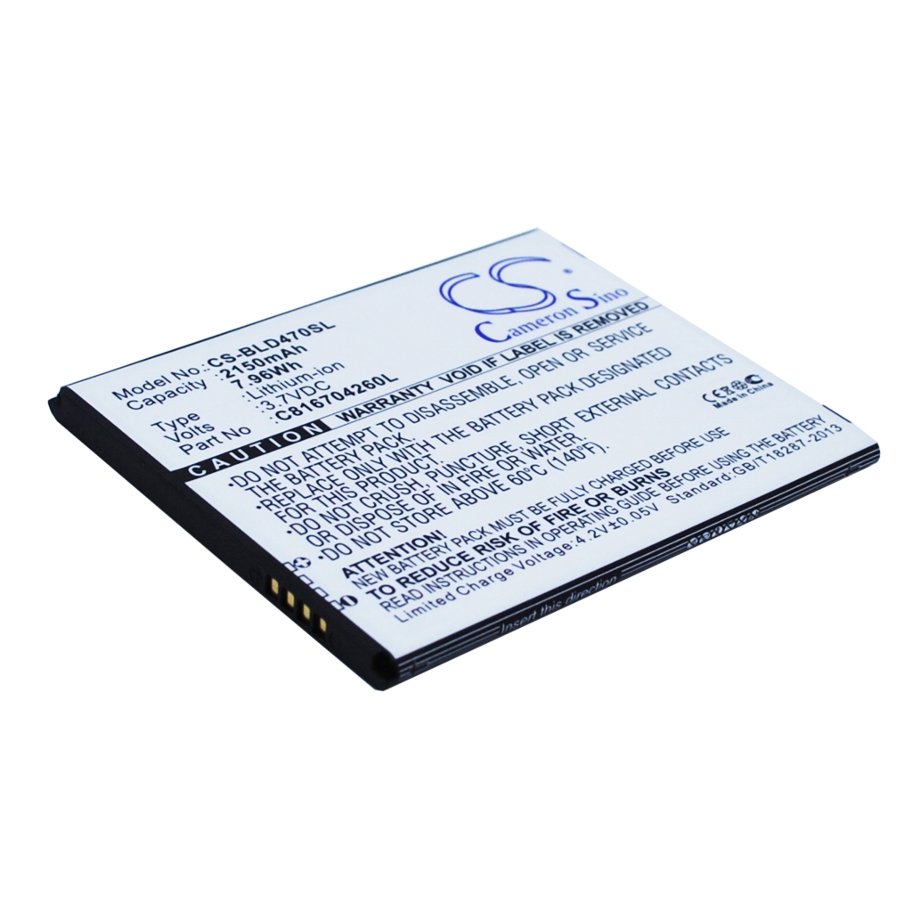 Compatible battery replacement for BLU C816704260L