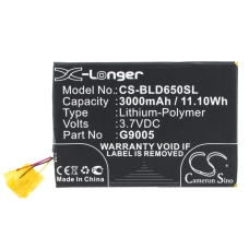 Compatible battery replacement for BLU C946304300P,G9005