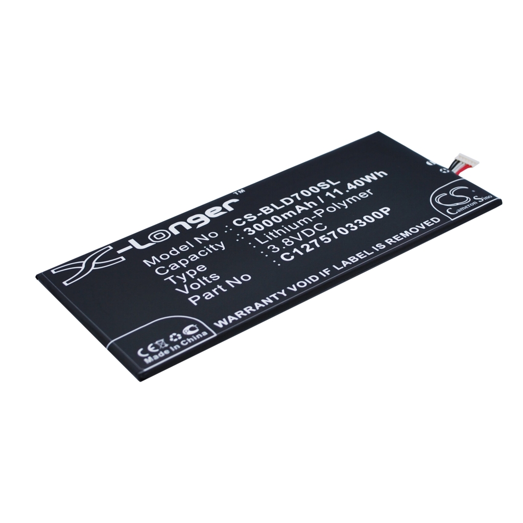 Compatible battery replacement for BLU C1275703300P