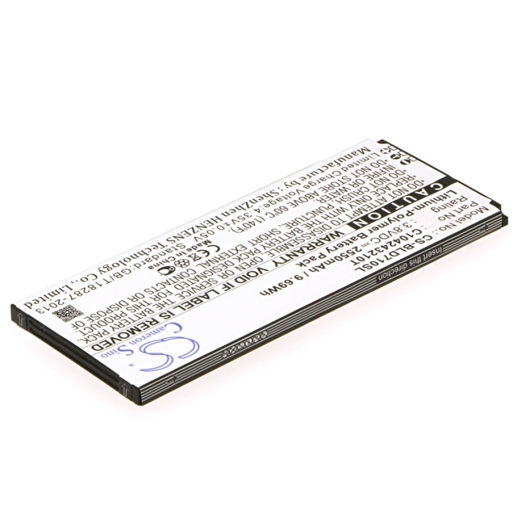 Compatible battery replacement for BLU C104243210T