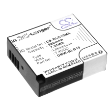 Remplacement de batterie compatible pour Panasonic  DMW-BLG10, BP-DC15, DMW-BLG10E